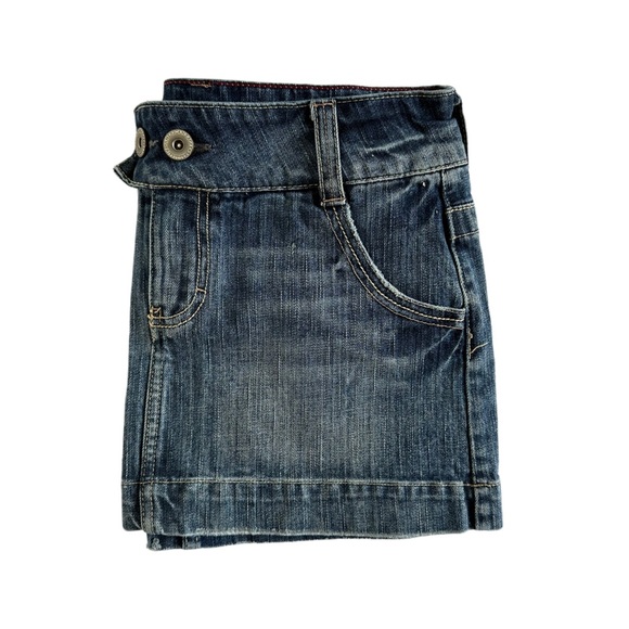 Y2K American Eagle Denim Mini-Skirt - Picture 3 of 5